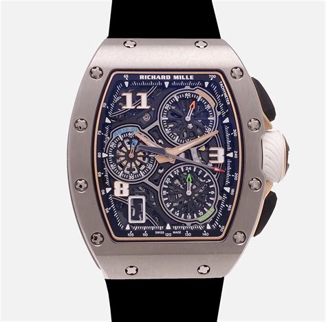 richard mille titanium chronograph